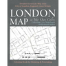 London Map in Your Own Colors - Coloring City Notebook with Street Index - Detailed Grayscale Map Atlas City of London, England, Great Britain Colorin