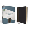 Niv, Personal Size Bible, Large Print, Leathersoft, Black, Red Letter Edition, Comfort Print