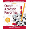 Quote Acrostic Favorites: Features 50 Rewarding Puzzles