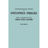 Genealogical Notes of Barnstable Families. Volume II [Massachusetts]