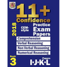 11+ Confidence: CEM-style Practice Exam Papers Book 3: Comprehension, Verbal Reasoning, Non-verbal Reasoning, Numerical Reasoning, and
