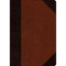 ESV Large Print Wide Margin Bible (Trutone, Brown/Cordovan, Portfolio Design)