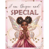 I Am Unique and Special: Positive Affirmations for Brown Girls/Coloring Book African American Children/Self-Esteem and Confidence