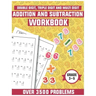 Addition and subtraction workbook grade 3-5: Math drills, Over 3500 Double digits, Triple digits, Multi digits practice problems