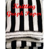 Knitting Graph Paper: Letter Format 8.5"x11"