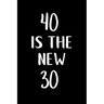 40 is the new 30: Great gift for a 40th birthday! Funny and a great substitute for a card!