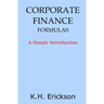 Corporate Finance Formulas: A Simple Introduction