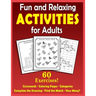 Fun and Relaxing Activities for Adults: Puzzles for People with Dementia [Large-Print]