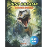 Dino Dreams: A Coloring Adventure: Dinosaur coloring book for kids 8-14 years