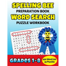 Spelling Bee Preparation Book Word Search Puzzle Workbook Grades 1-8: 450 Word School Spelling Bee Study List Teacher Student Class Homeschool