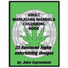 Adult Marijuana Mandala Colouring Book