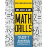 One-Sheet-A-Day Math Drills: Grade 2 Addition - 200 Worksheets (Book 3 of 24)