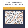 Easy and Relaxing memory activity book for adults & seniors: Extra large print word search puzzle book for grandma grandpa seniors and adults, Fun Gam