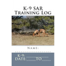 K-9 SAR Training Log