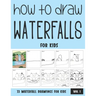 How to Draw Waterfalls for Kids