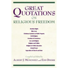 Great Quotations on Religious Freedom