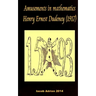 Amusements in mathematics Henry Ernest Dudeney (1917)