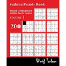 Sudoku Puzzle Book Mixed Difficulties - 200 Puzzles