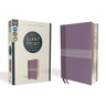 Niv, Giant Print Compact Bible, Leathersoft, Purple, Red Letter Edition, Comfort Print