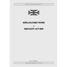 Explanatory Notes to Equality Act 2010