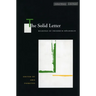 The Solid Letter: Readings of Friedrich Hölderlin
