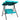 Steel Frame Outdoor Loveseat Patio Canopy Swing with Cushion-Blue