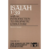 Forms of Old Testament Literature: Isaiah 1-39 with an Introduction to Prophetic Literat