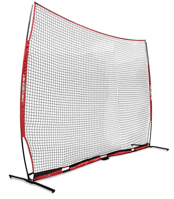 PowerNet Sports Barrier Net 21.5 ft x 11.5 ft Safety Backstop Barricade for Baseball, Lacrosse, Basketball, Soccer, Field Hockey, Softball by Jupiter Gear