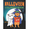 Halloween Coloring Book: A Cute Spooky Fun and Stress-Relieving Non-Candy Halloween Trick or Treat Gift for Children and Adults