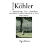 12 Studies op. 33 n. 2 for flute: also known as Etudes or Exercises op. 33 Book 2