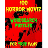 100 Horror Movie Word Search Puzzles for True Fans