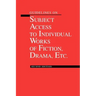 Guidelines on Subject Access to Individual Works of Fiction, Drama, Etc.