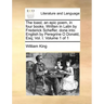 The Toast, an Epic Poem, in Four Books. Written in Latin by Frederick Scheffer, Done Into English by Peregrine O Donald, Esq; Vol. I. Volume 1 of 1