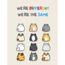 We're Different We're The Same: Anti-Racism Children's Book With Powerful Quotes About Kindness, Diversity and Overcome Racism.