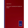Materials for Translating from English into German