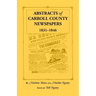 Abstracts of Carroll County Newspapers, 1831-1846