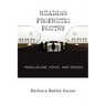 Reading Prophetic Poetry