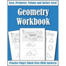 Area Perimeter And Volume: Geometry Workbook: Practice Pages Of Geometry For Kids & Beginners (With Answers) KS2-KS3 Maths