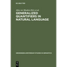 Generalized Quantifiers in Natural Language