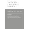 Modern Language Review (118: 2) April 2023