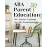 ABA Parent Education and Training