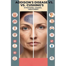 Addison's Disease vs. Cushing's - Symptoms, Causes, Treatment: Addison's disease occurs when your adrenal glands produce too little cortisol. Cushing