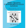 Bible Quotes Crossword Puzzles - Genesis