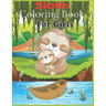 Sloth Coloring Book For Girls: 45 cute unique sloth coloring pages
