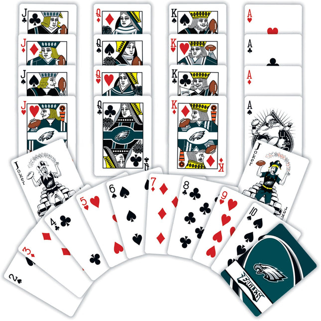 Philadelphia Eagles Playing Cards - 54 Card Deck by MasterPieces Puzzle Company INC