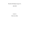 Records of Old Macon County, North Carolina, 1829-1850