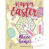 Happy Easter Maze Games: Maze Puzzles Activity Book for Kids 4-8