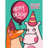 Happy Birthday: Coloring book