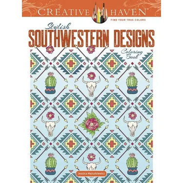 Creative Haven Stylish Southwestern Designs Coloring Book
