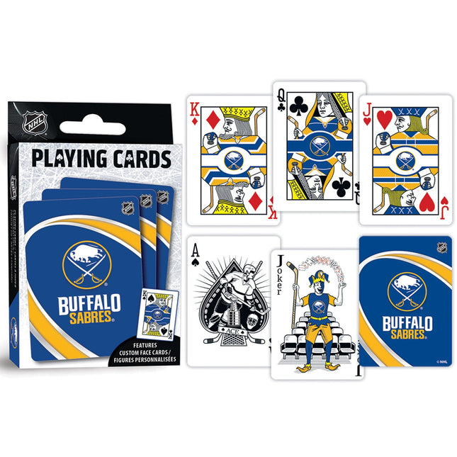 Buffalo Sabres Playing Cards - 54 Card Deck by MasterPieces Puzzle Company INC